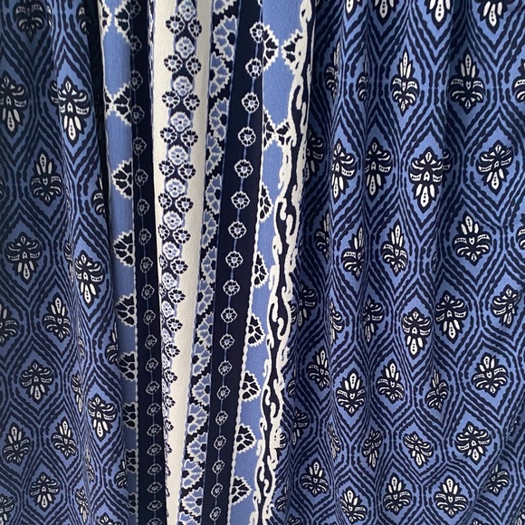 Style & Co. Navy Geometric Blouse - Picture 3 of 4